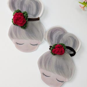Crochet Mini Rose Pattern, Easy Flower Decor image 6