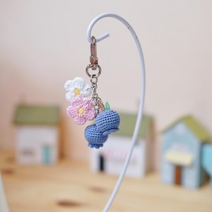 Crochet Blueberry Keychain: Handmade Amigurumi Bag Charm image 10