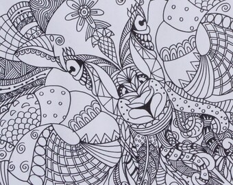 doodle art etsy