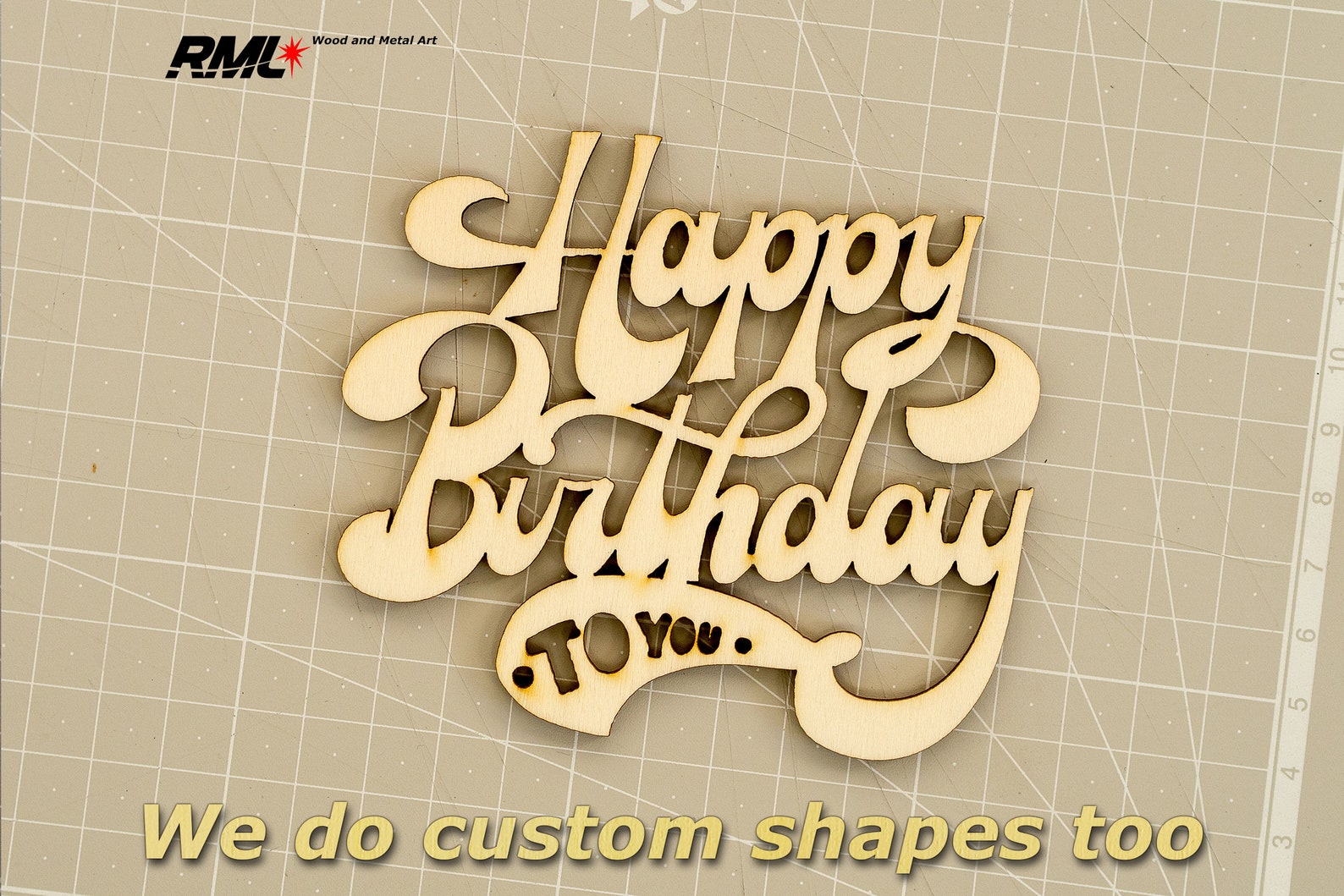 Happy Birthday Laser Cut Unfinished Wooden Shape Blank Craft Etsy