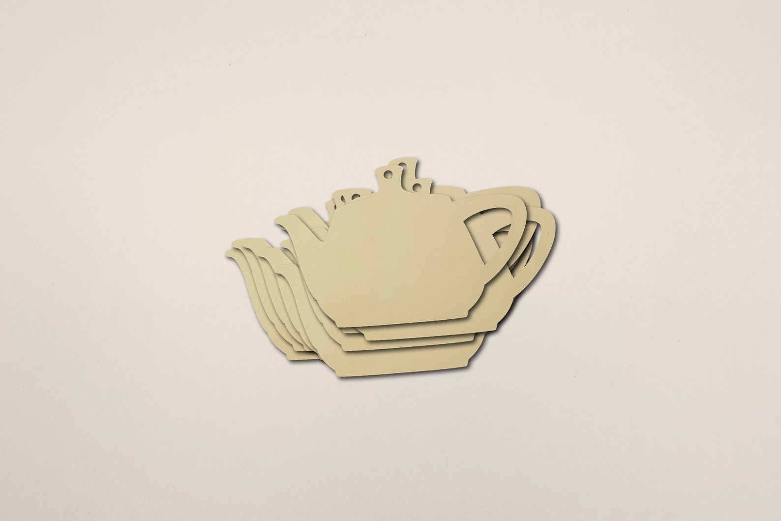 Teapot Cut Out Shape Wooden Pack Bundle Plywood Hobbies Set Etsy