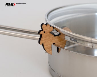 Rooster Shape - Pot guard - Lid holder - Steam Vent - Pot Prop - Pot Lid Lift #212