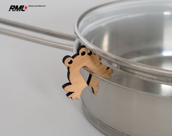 Pot guard - Frog Shape - Lid holder - Steam Vent - Pot Prop - Pot Lid Lift #216
