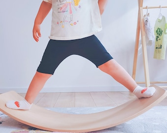 Personalisiertes Balance Board Montessori Balance Board - Entfesseln Sie spielerische Erforschung und Entwicklung der motorischen Fähigkeiten für Kinder