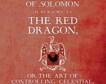 The Grand Grimoire: Red Dragon, Solomon's Clavicle, Demonology (Digital Download)