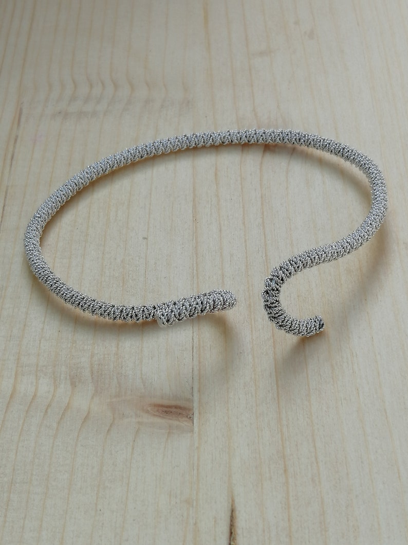 filigree Bridesmaid gift idea 925 silver bracelet twisted wire bracelet braid bracelet