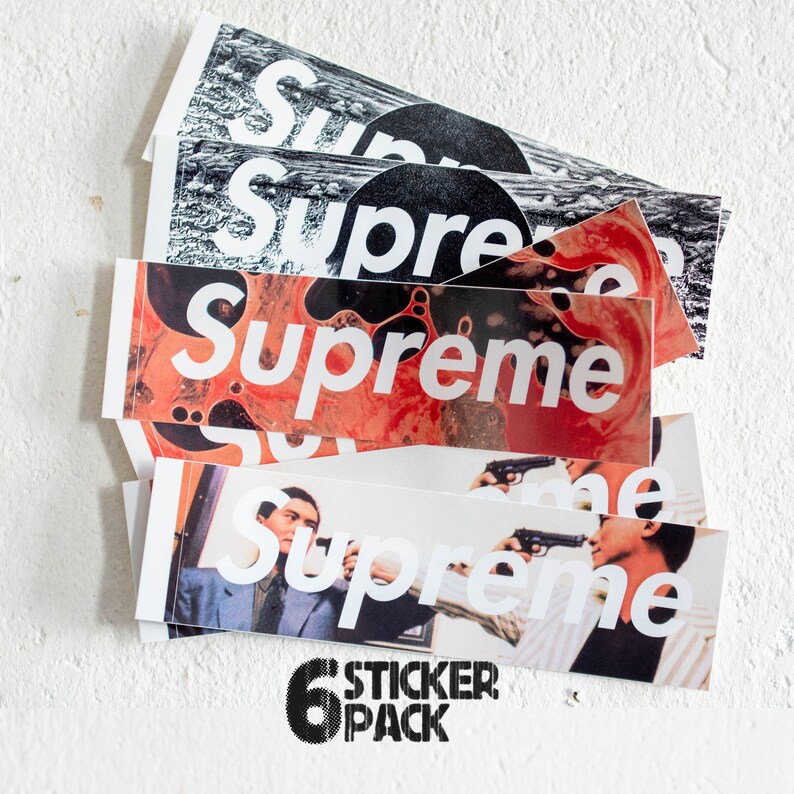 supreme killer sticker