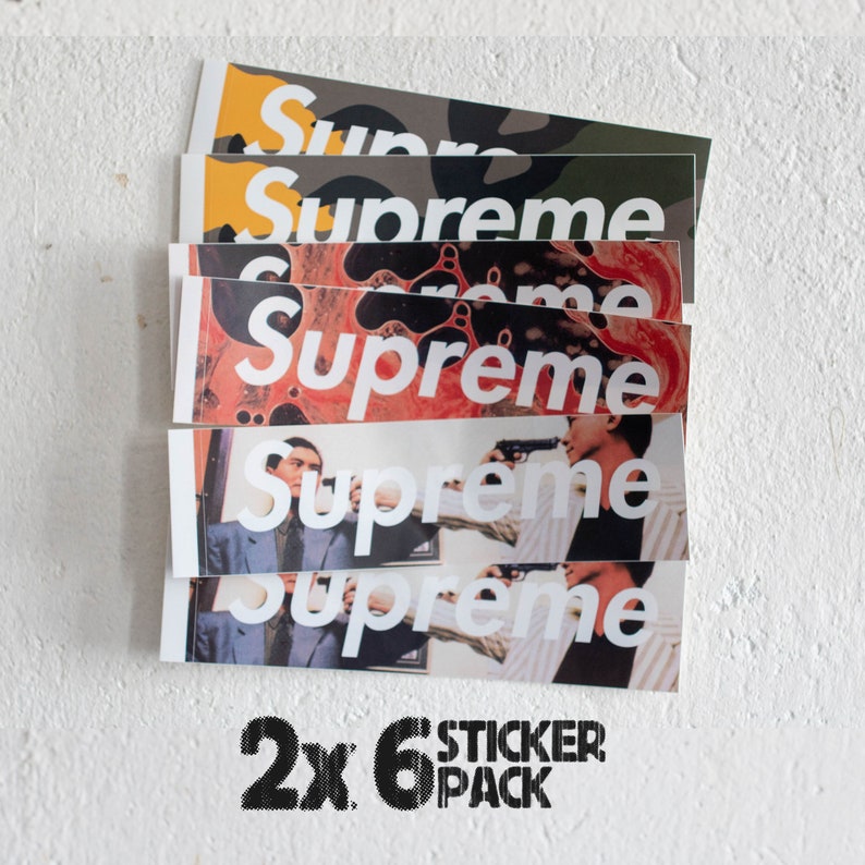 supreme killer sticker