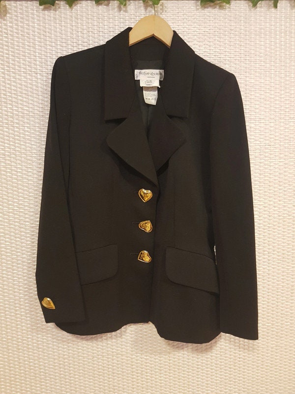 Vintage 80's Yves Saint Laurent Wool Blazer – SHOP EZRA