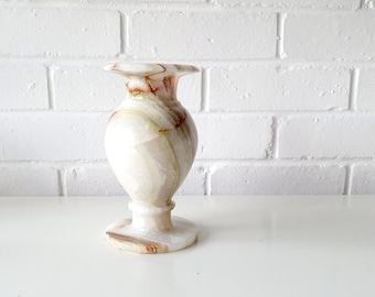 Vintage Vintage Marble Vase, Onyx Vase, Japanese Decor, Natural Marble Vase, Japandi Decor, Rustic Decor, Japanese Gifts