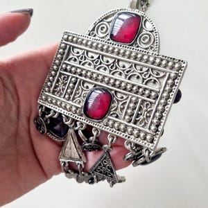 Traditional Afghan Kuchi Tribal Pendant Necklace – Vintage Eastern Jewelry