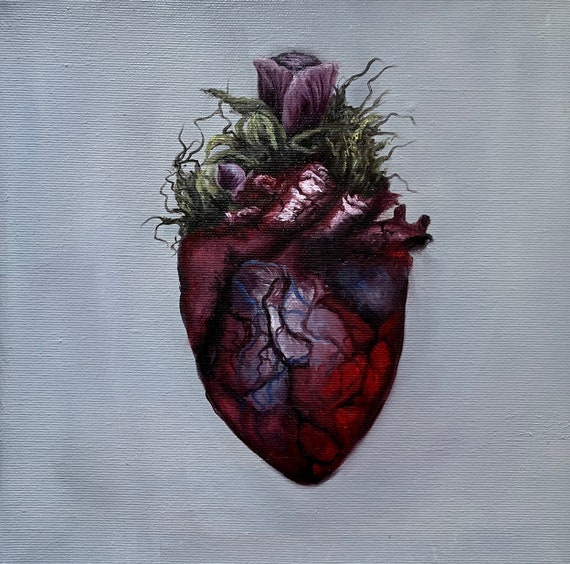 Realistic Bleeding Heart Drawing