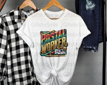 Postal Worker PNG, Mail Carrier Shirt Design, Tumbler Sublimation, Gift for Mailman, Letter Carrier Clip Art, Juneteenth PNG,