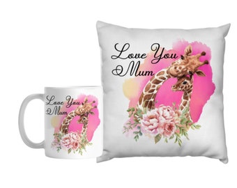 MUM png, mothers day special, floral sublimation love you mum, print, design for mum, template for mug, cushion, gift from daughter, son,png