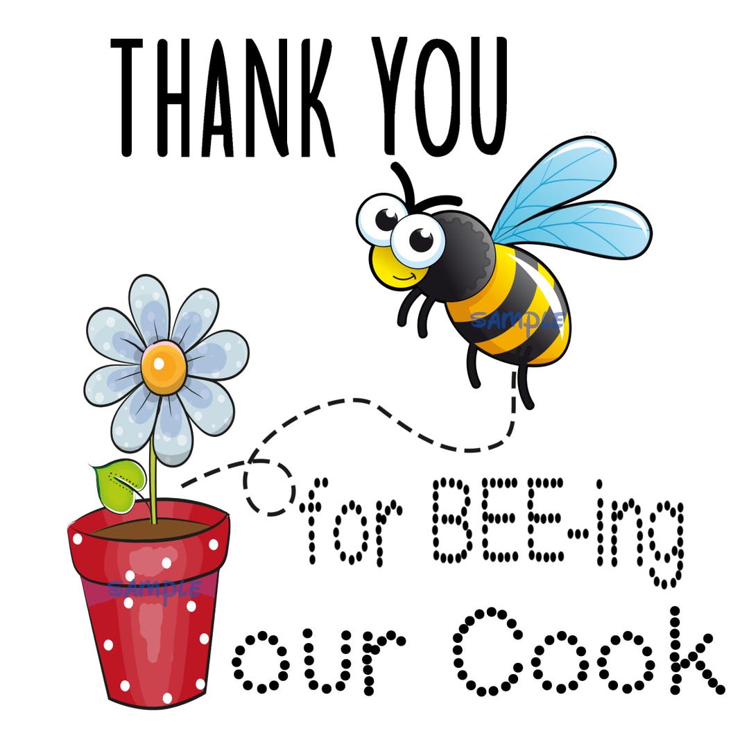 Thank You for Beeing Our Cook, Sublimation Digital Download, Cook ...