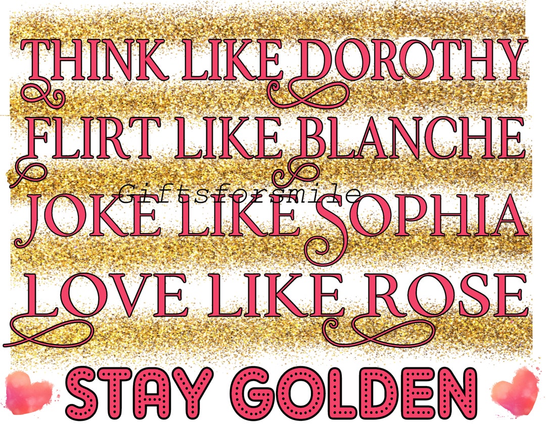 Golden Girls Png, Printable, Sublimation Digital Download Template ...