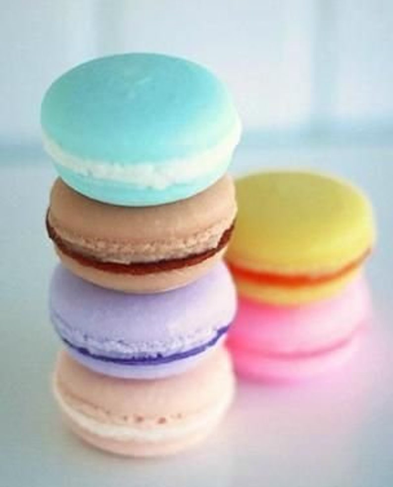 Ice cream mold crafts molds Macaroon 3d Silicone mold Soap moulds sweets moulds candle making supplies soap mold Sweets
