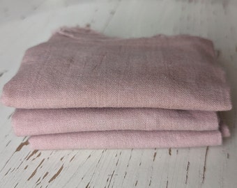 Warm Copper/bronze Natural Hand Dyed Linen/Cotton Blend Fabric-sewing, garment making, quilting, stitching, needle work, and crafting.