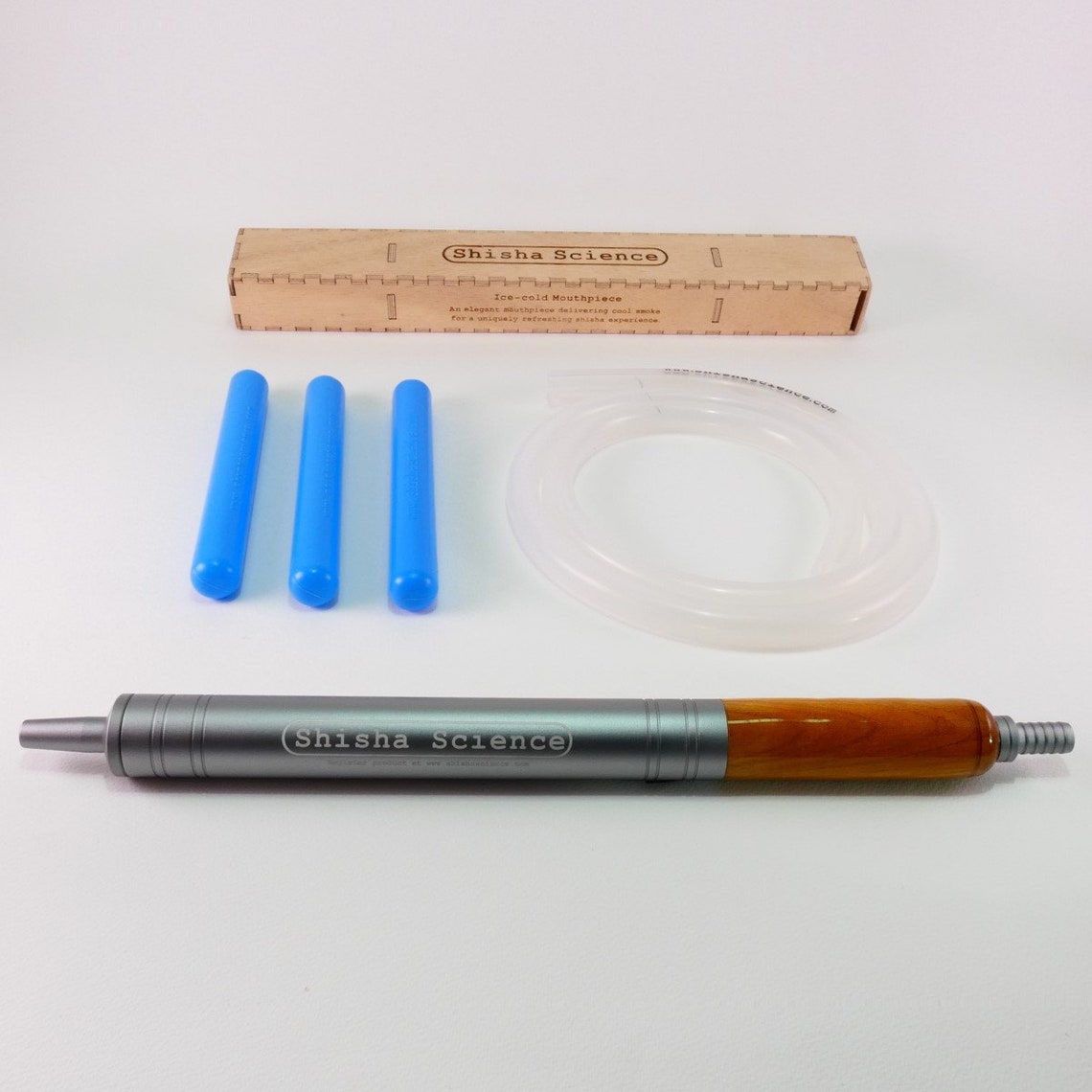 Ice Hookah Mouthpiece With Resuable Ice Pack in Wooden Box Etsy