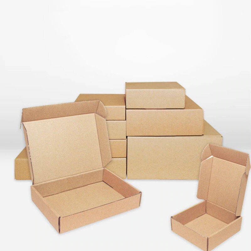 10pcs/lot Brown Paper Kraft Box Post Craft Pack Boxes Etsy UK