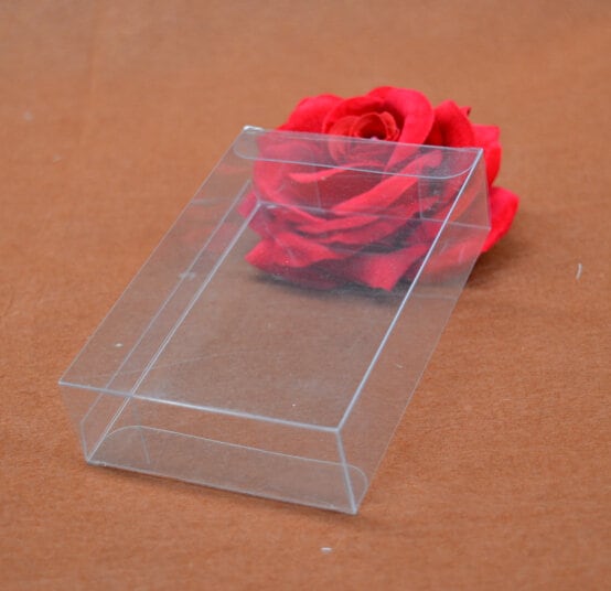 10-50pcs Transparent PVC Candy Boîtes-Cadeaux Clair Carré Mariage Boîte à Bijoux Sacs 