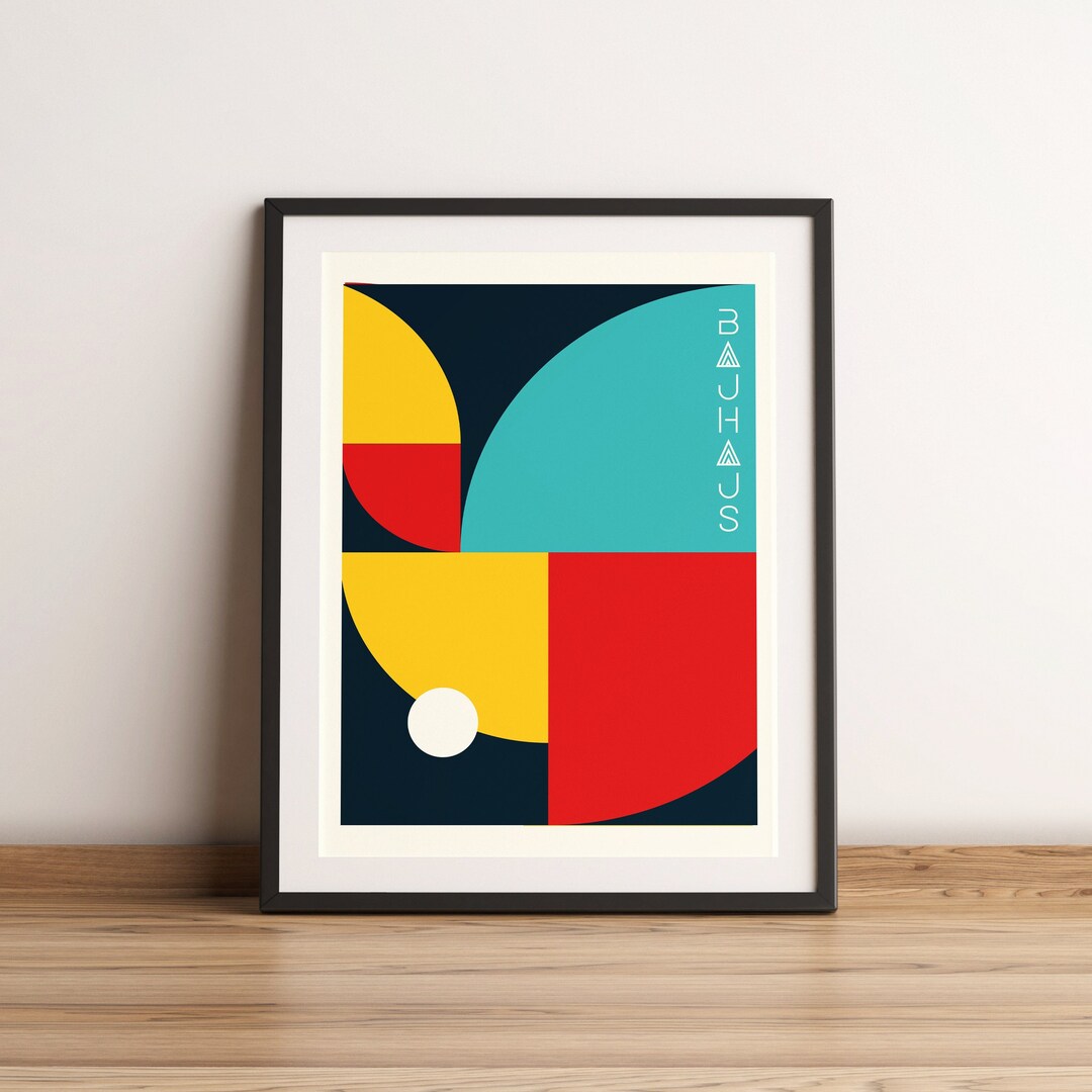 Bauhaus Exhibition Poster - Minimalist Art Print - Etsy