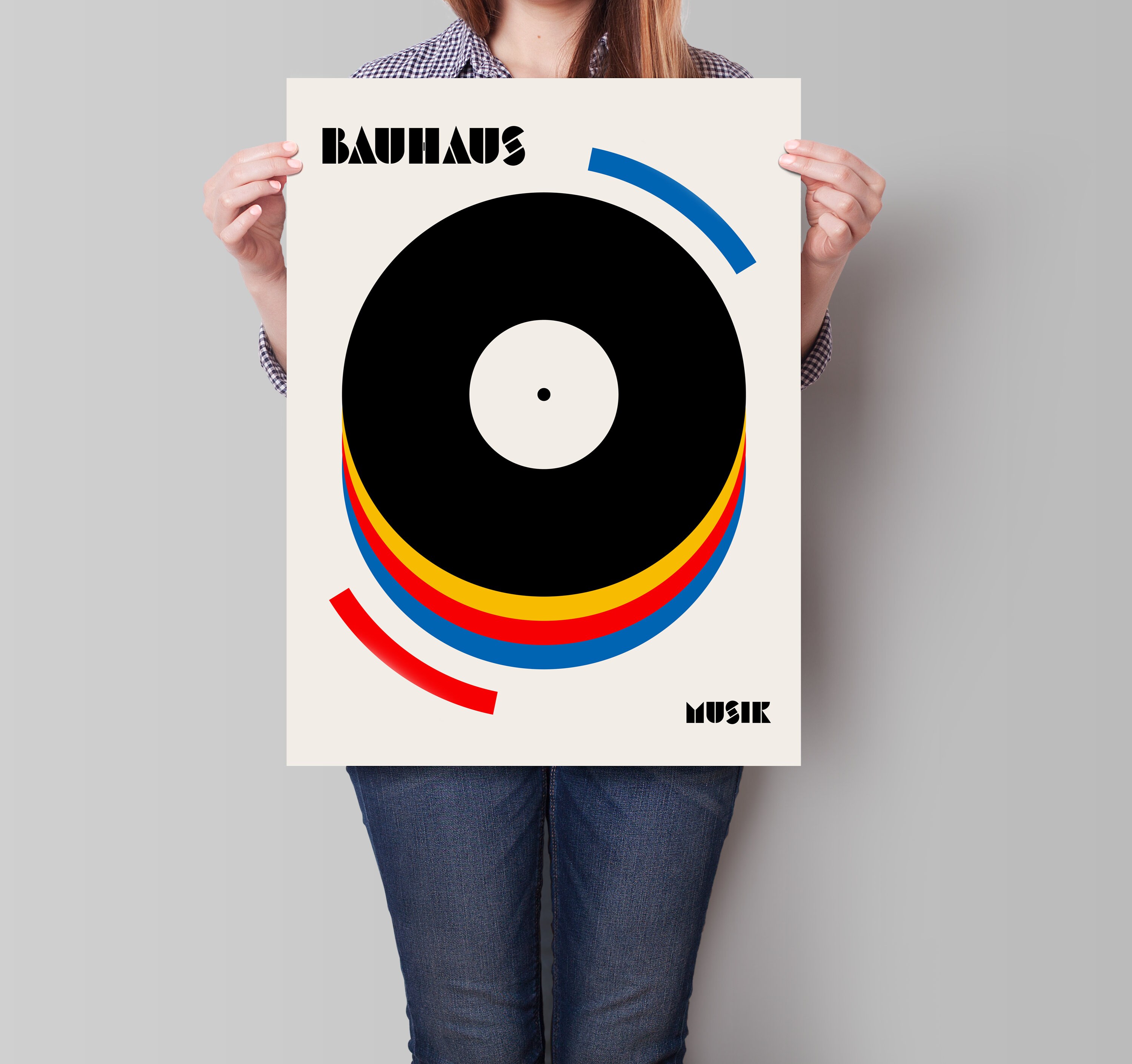 アート・デザイン・音楽 BAUHAUS アートポスター Musik am Bauhaus（ミュージックアムバウハウス
