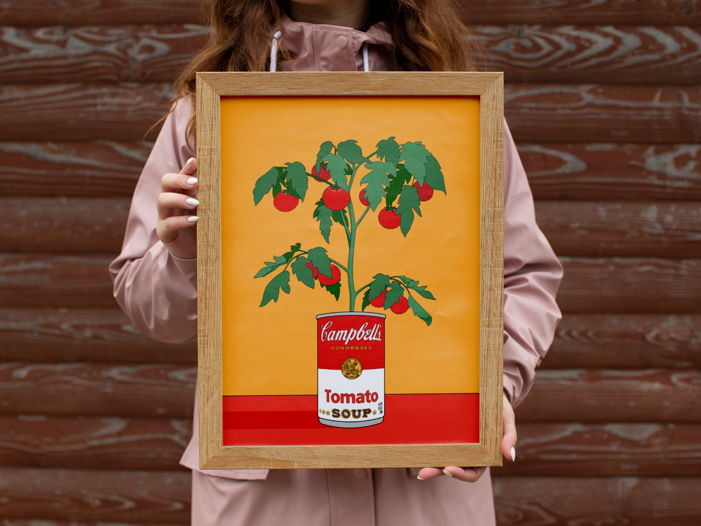 Tomato Plant in Campbells Soup Can | Pop Art | Retro Art Print ...