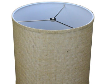 FenchelShades.com 12" Top Diameter x 12" Bottom Diameter 12" Height Cylinder Drum Lampshade