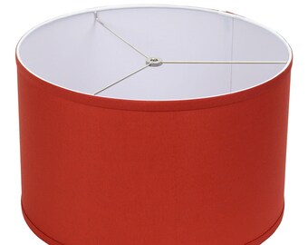 FenchelShades.com 16" Top Diameter x 16" Bottom Diameter 10" Height Lampshade (Paprika)