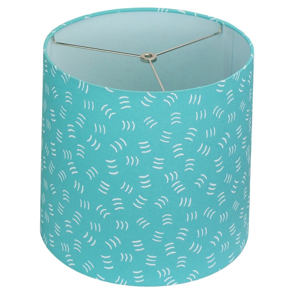 Aqua Lampshade - Etsy