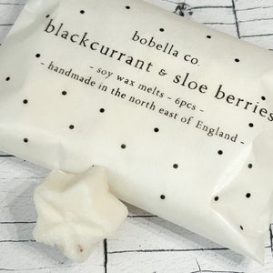 Soy Wax Melts, Blackcurrant & Sloe berries Soy Wax Melts, Teacher gift