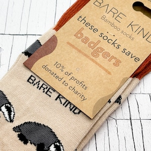 Badger Bamboo Socks: Adult Size 7-11, Eco-Friendly
