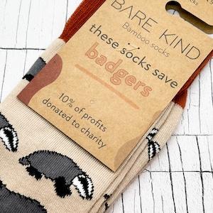 Badger Bamboo Socks: Miljövänliga vuxensockor (storlek 4-7)