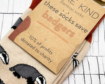 Badger Bamboo Socks: Eco-Friendly Adult Socks (Size 4-7)