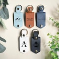 Personalized Photo Keychain, Custom Leather Keyring, Leather Keyring with Photo, Custom Car Keychain for Him, Dad, Husband, Boyfriend product logo