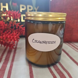 8 oz. Cranberry Soy Candle
