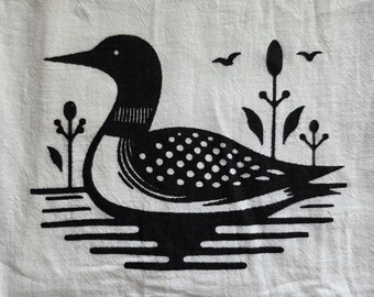 Loon Tea Towel
