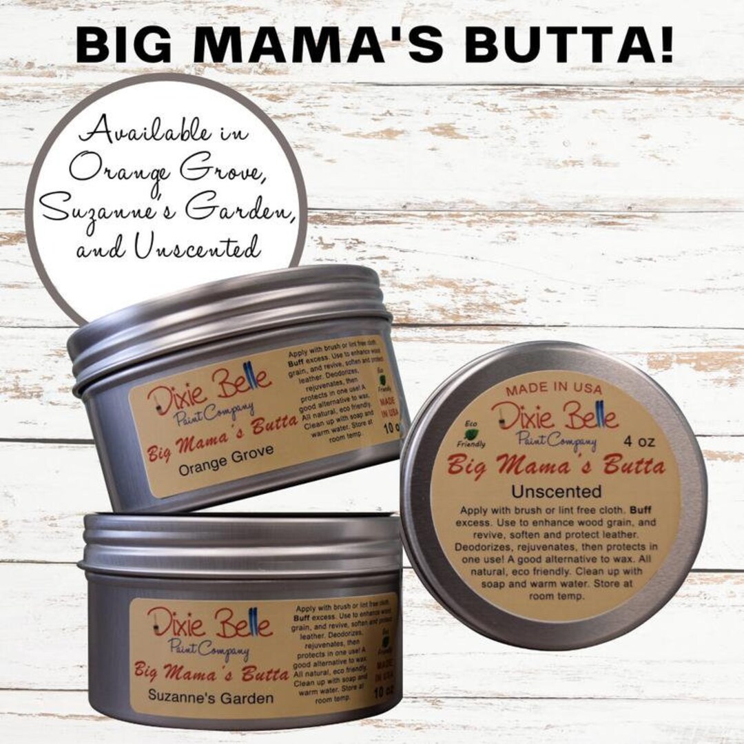 Wood furniture restoration with Big Mama's Butta