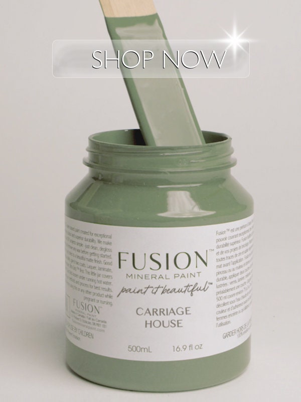 CARRIAGE HOUSE  ~ FUSION Mineral Paint~500 ml ~Painting / Diy/ Furniture Upcycling / Built in top coat / Flat Rate Shipping!