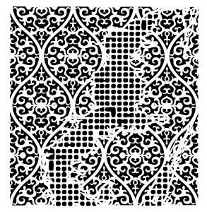 Aged Wallpaper  Stencil by Posh Chalk and WoodUBend