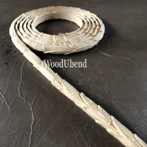 WoodUBend Trim TR722 82.74 x .83&quot; - TR 722 - Bendable, Heatable Furniture Mouldings / Molding / Onlay / DIY / Wood Trimming