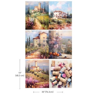 ESCAPADE ROMANTIQUE ~ NOUVEAU paquet de trois de papier de soie pour décoration de découpage relookée ! ~ Bricolage de meubles / Recyclage / Peinture à la craie ~ Expédition forfaitaire !