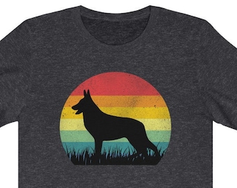 Pastore tedesco vintage, camicia Unisex, regalo camicia Malinois, regalo pastore tedesco, camicia pastore tedesco, camicia per cani della polizia K9, camicia GSD