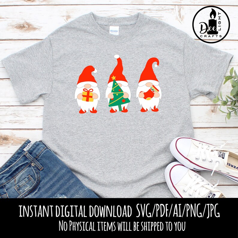 Download Gnome Christmas SVG Bundle 3 Styles Holidays Christmas ...