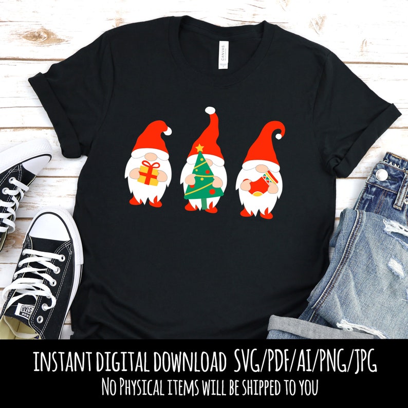 Download Gnome Christmas SVG Bundle 3 Styles Holidays Christmas ...