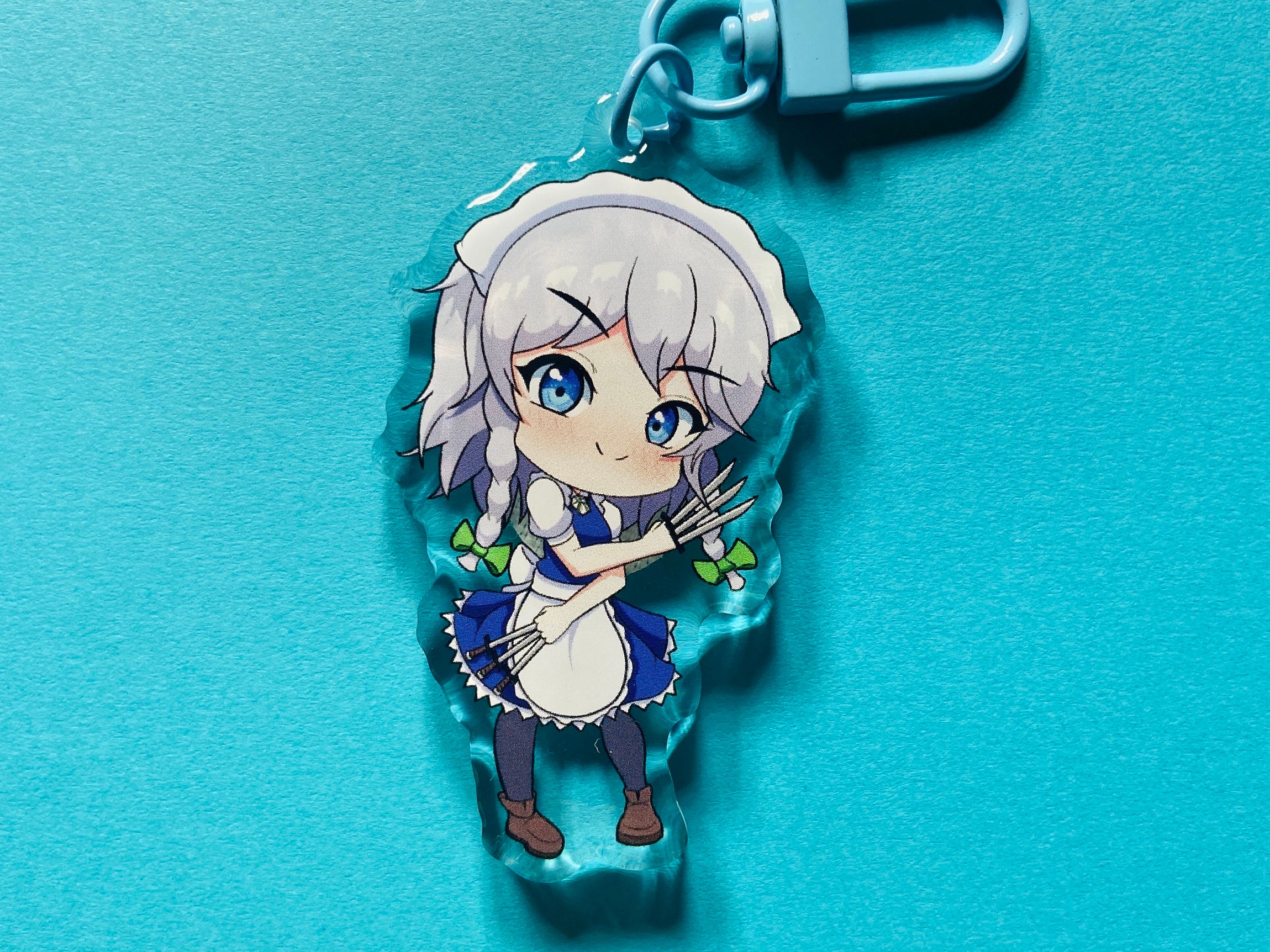 アクセサリー sakuya0408 Sakuya Izayoi [touhou Project] [acrylic Keychain] - Etsy