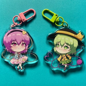 Komeiji Sisters [Touhou Project] [Acrylic Keychain] [Koishi] [Satori]