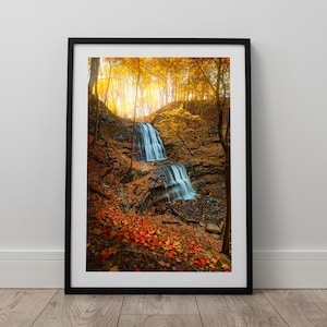 Instant download, Sherman Falls in Ancaster, Ontario, Landscape, Waterfall, Printable, Photography, Canada, Art Prints