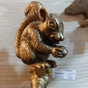 Faucet Water Brass Vintage Squirrel Spigot Garden Bibcock Tap Outdoor Yard